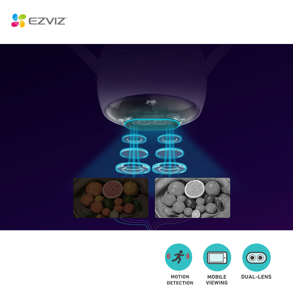 EZVIZ Dual-Lens AI Wi-Fi Camera 2K+ C3X EZVIZ Dual-Lens AI Wi-Fi Camera 2K+ C3X