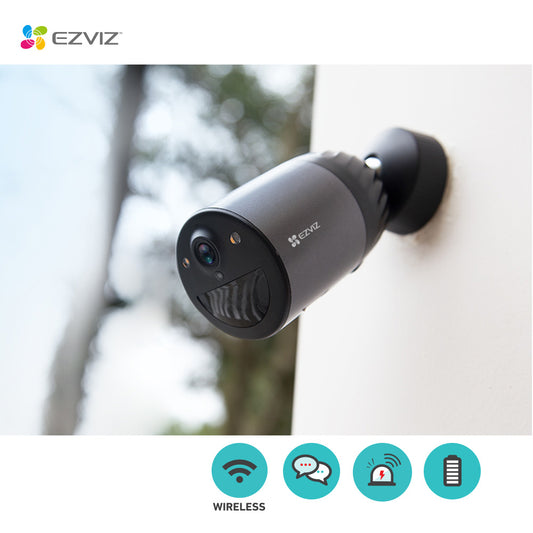 EZVIZ 8MP Outdoor Wireless Standalone 4K Smart Home Battery Camera BC1c Pro
