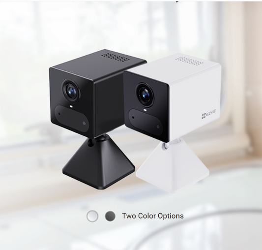 EZVIZ 4G 2K Smart Home Battery Camera Black CB2
