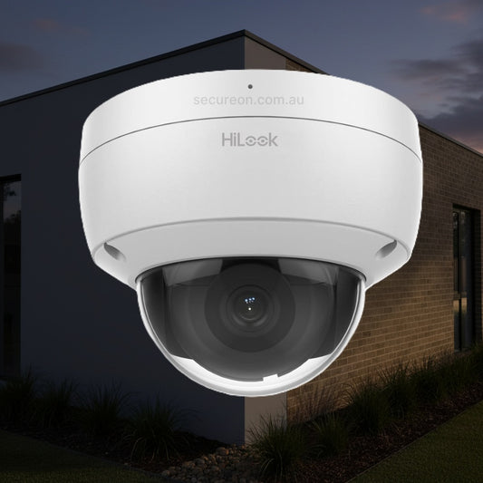 HiLook 6MP AI Vandal Fixed Dome Network Camera 2.8mm Built-in Mic IPC-D261H-MU