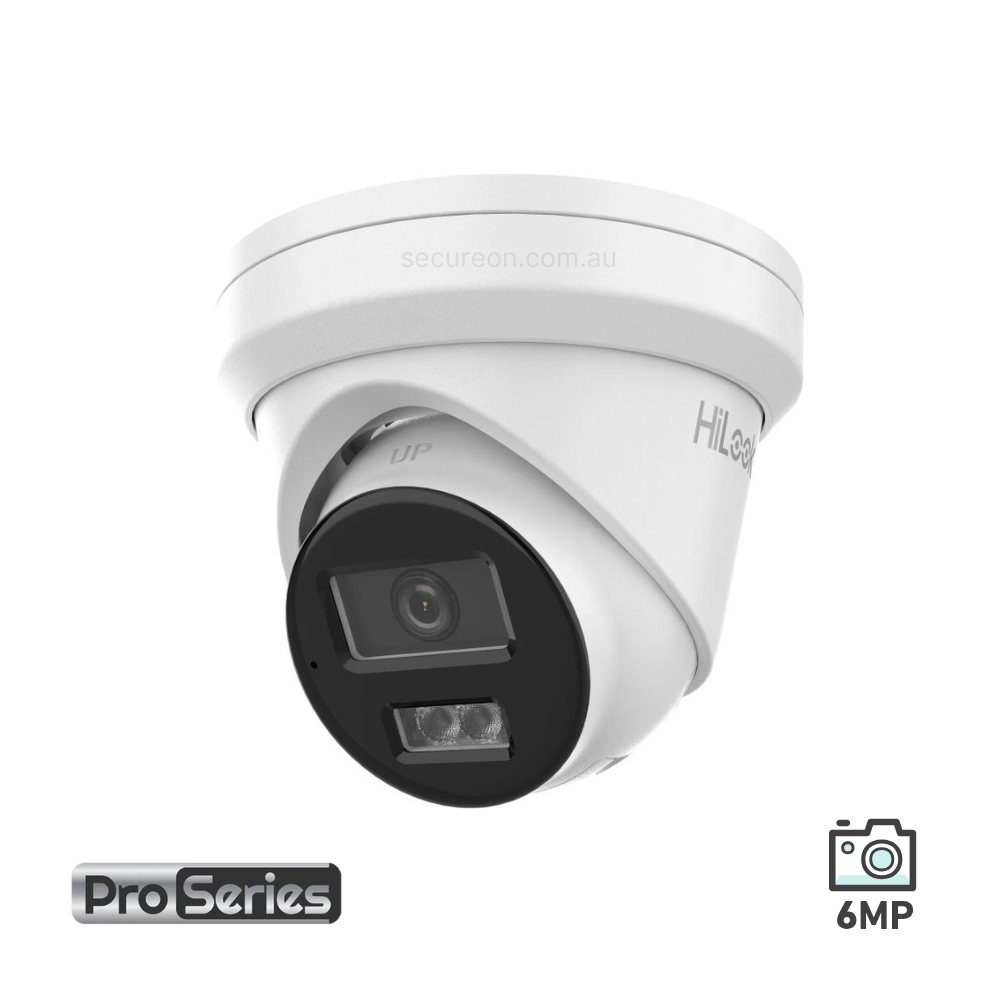 HiLook 6MP Acusense Turret IP Camera with Mic Colour Night IPC-T363H-MU HiLook 6MP Acusense Turret IP Camera with Mic Colour Night IPC-T363H-MU