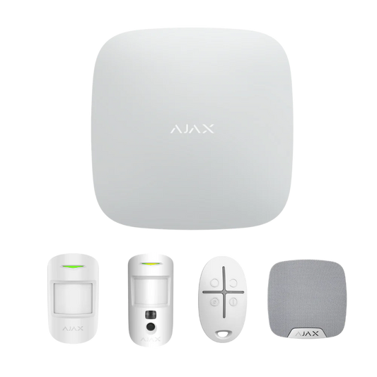 AJAX Starterkitplus Cam Wireless Surveillance + Alarm System Kit White AJAX#80003