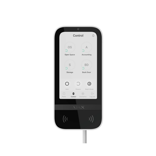 AJAX Fibra Keypad Touchscreen White AJAX#81718