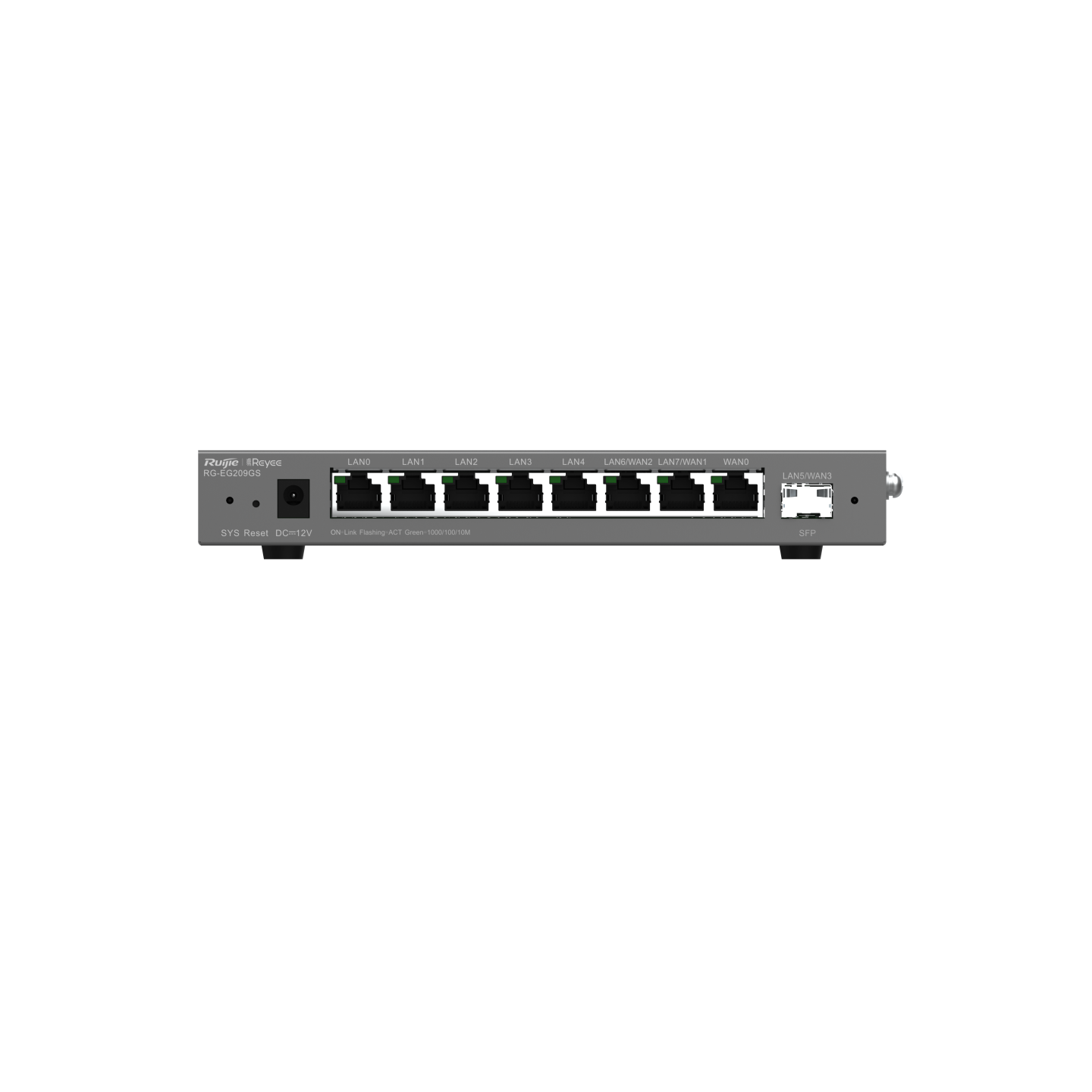 Ruijie Reyee 9-Port Gigabit Cloud Managed SFP Router RG-EG209GS Ruijie Reyee 9-Port Gigabit Cloud Managed SFP Router RG-EG209GS