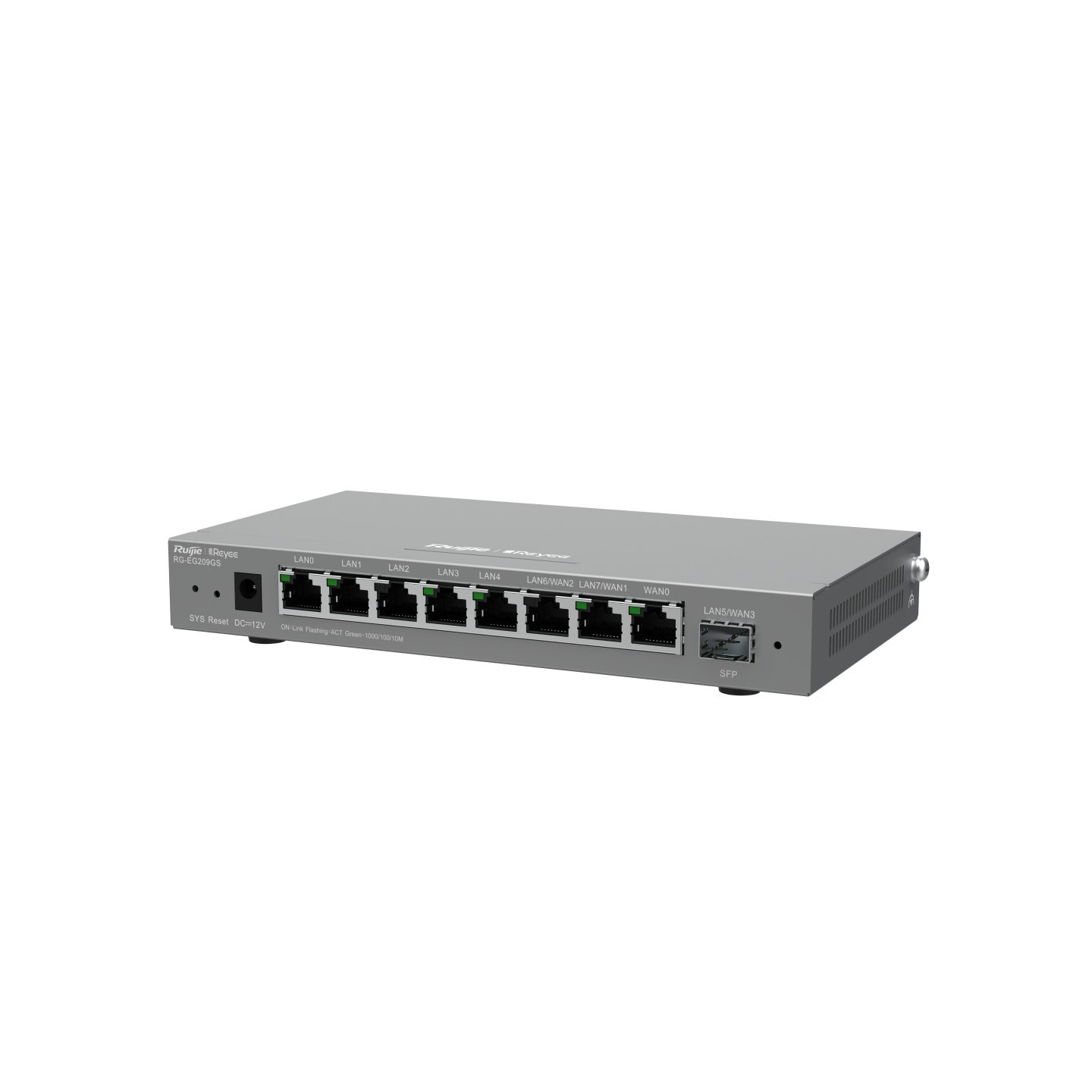 Ruijie Reyee 9-Port Gigabit Cloud Managed SFP Router RG-EG209GS Ruijie Reyee 9-Port Gigabit Cloud Managed SFP Router RG-EG209GS