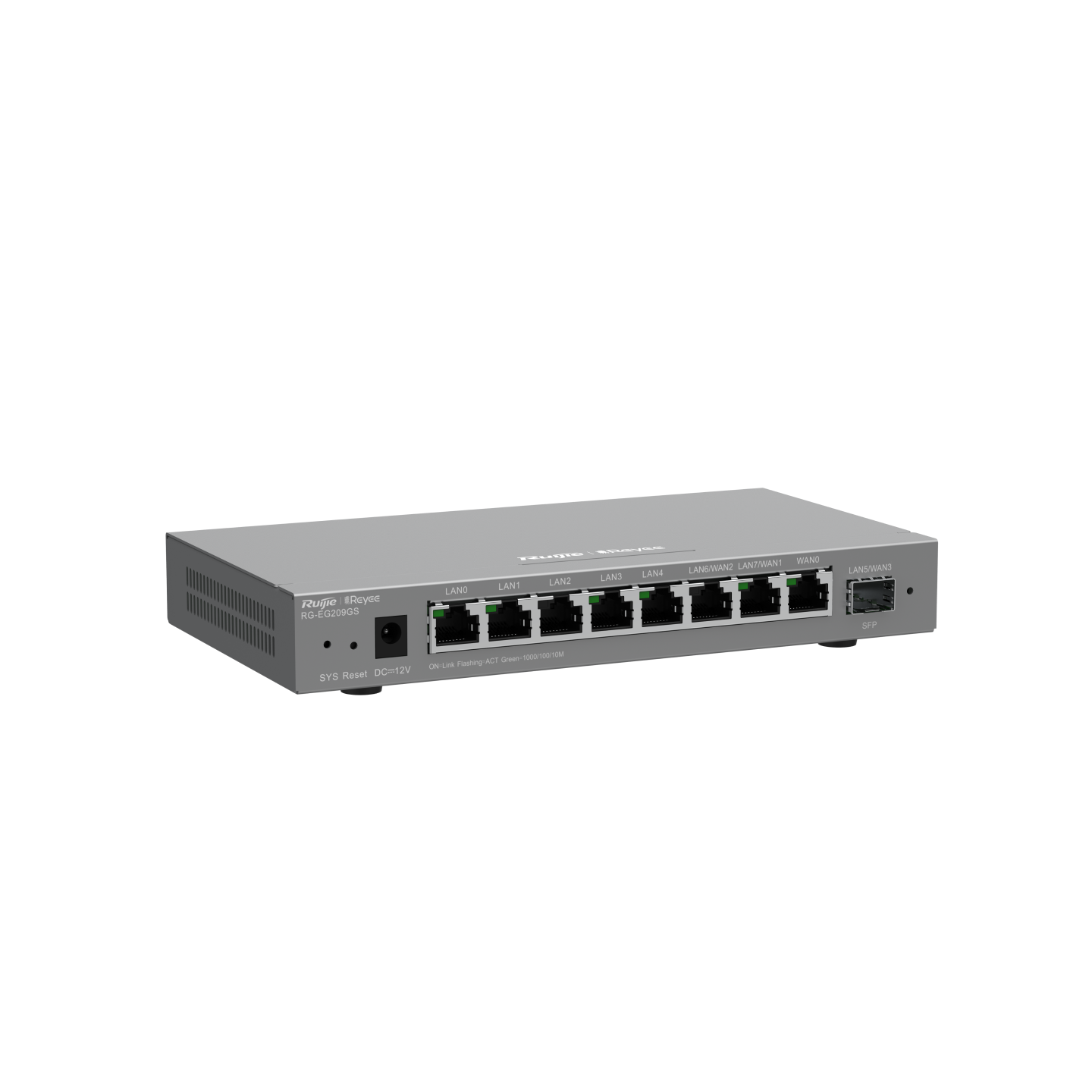 Ruijie Reyee 9-Port Gigabit Cloud Managed SFP Router RG-EG209GS Ruijie Reyee 9-Port Gigabit Cloud Managed SFP Router RG-EG209GS