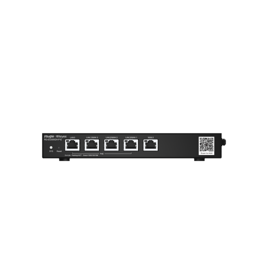 Ruijie Reyee 5-Port High-Performance Cloud Managed PoE Office Router RG-EG305GH-P-E