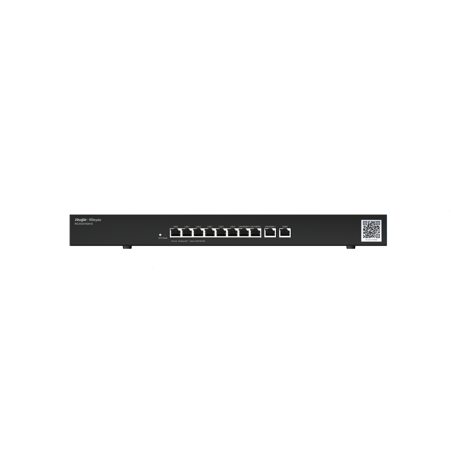 Ruijie Reyee 10-Port High-Performance Cloud Managed Office Router RG-EG310GH-E Ruijie Reyee 10-Port High-Performance Cloud Managed Office Router RG-EG310GH-E