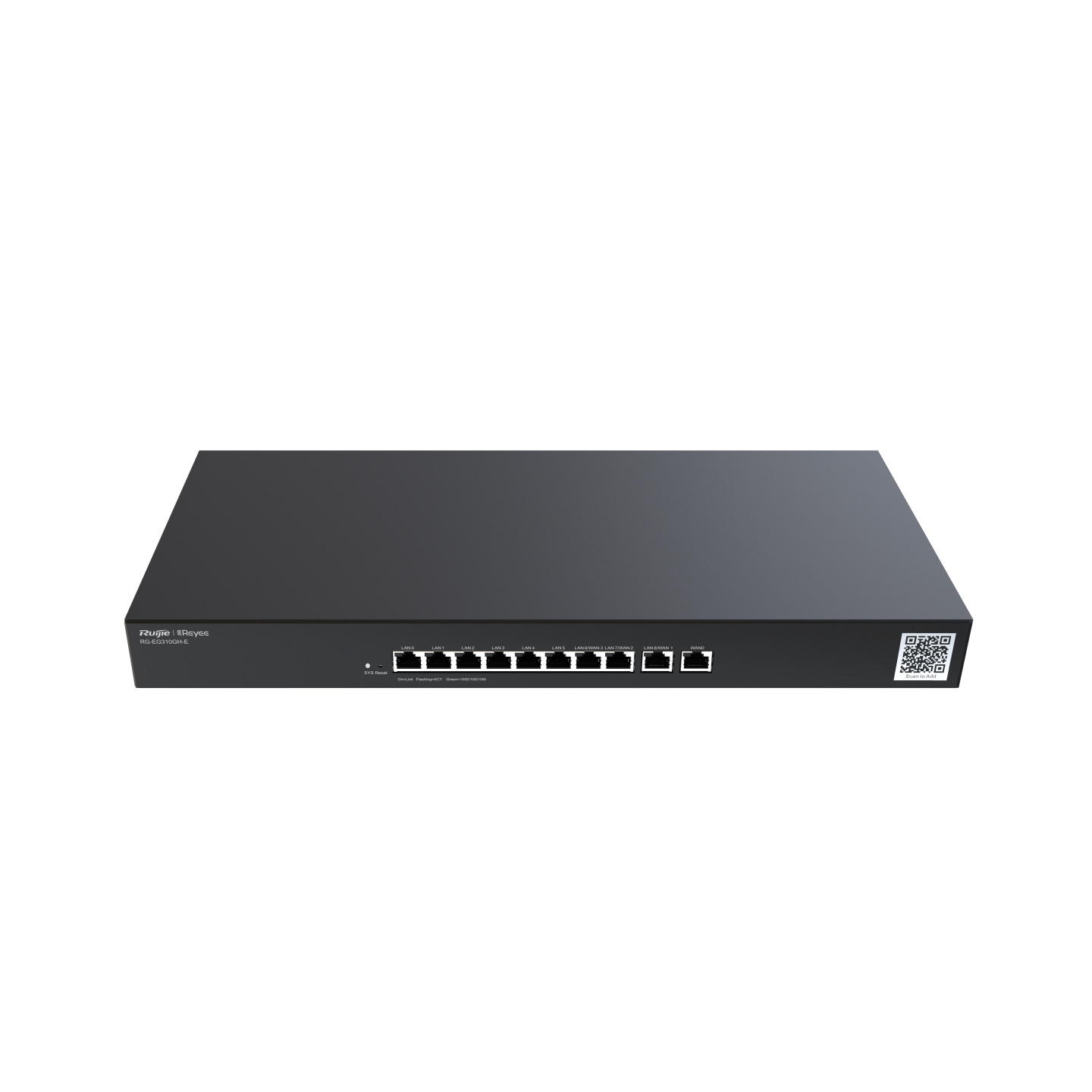 Ruijie Reyee 10-Port High-Performance Cloud Managed Office Router RG-EG310GH-E Ruijie Reyee 10-Port High-Performance Cloud Managed Office Router RG-EG310GH-E