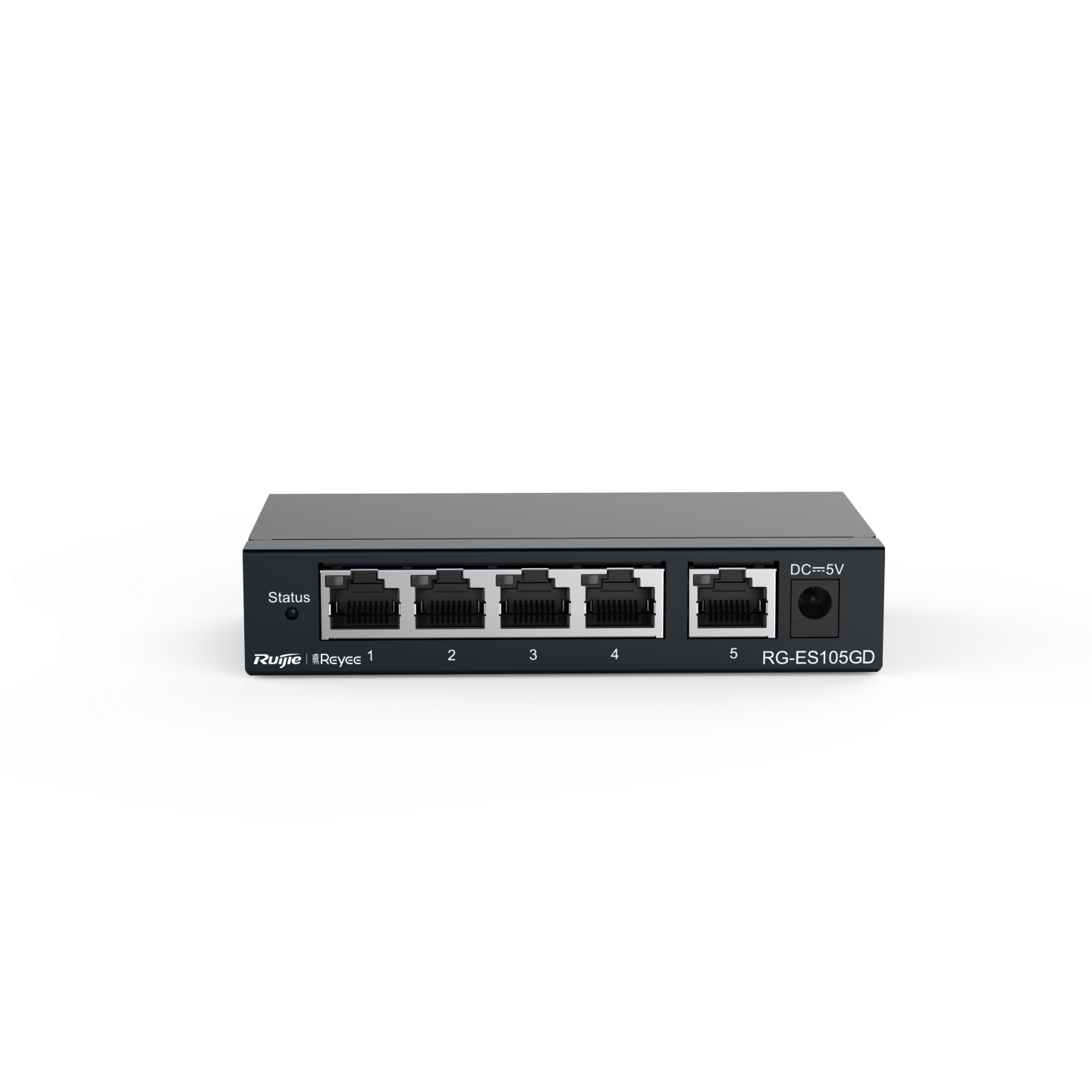 Ruijie 5-port 10/100/1000Mbps Unmanaged Non-PoE Switch RG-ES105GD Ruijie 5-port 10/100/1000Mbps Unmanaged Non-PoE Switch RG-ES105GD