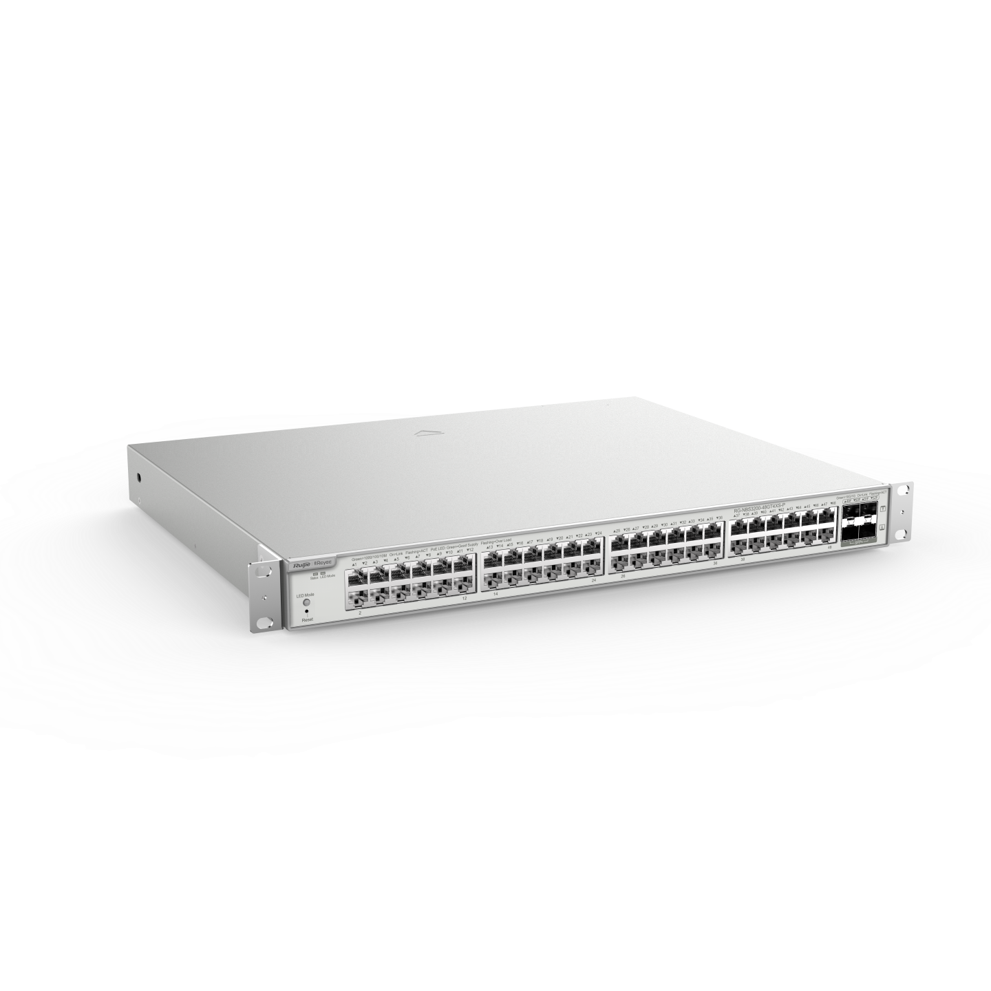 Ruijie Reyee 48-Port Gigabit Layer 2+ Cloud Managed PoE Switch, 4 * 10G Uplink RG-NBS3200-48GT4XS-P Ruijie Reyee 48-Port Gigabit Layer 2+ Cloud Managed PoE Switch, 4 * 10G Uplink RG-NBS3200-48GT4XS-P