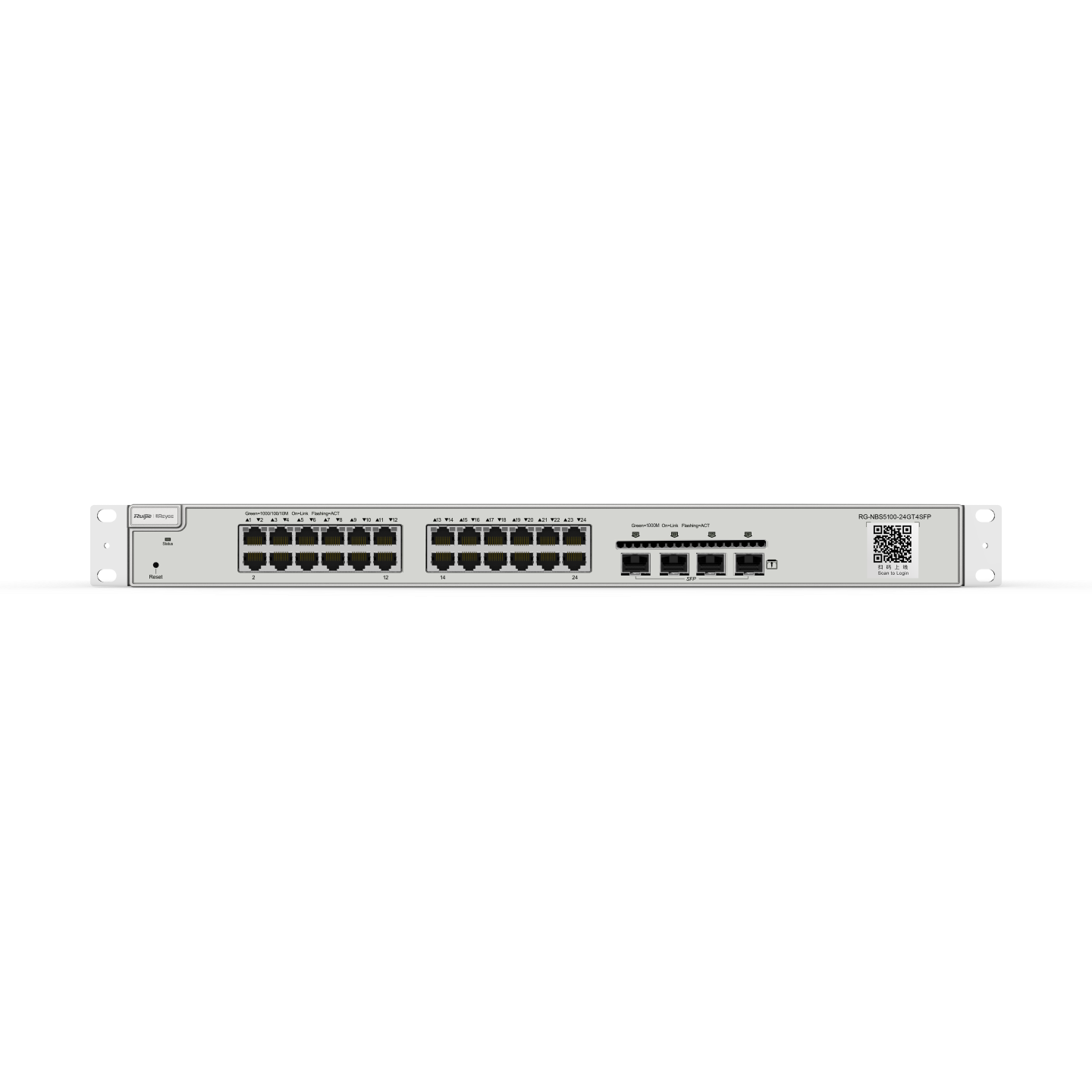 Ruijie Reyee 28-Port Gigabit Layer 3 Non-PoE Switch RG-NBS5100-24GT4SFP Ruijie Reyee 28-Port Gigabit Layer 3 Non-PoE Switch RG-NBS5100-24GT4SFP