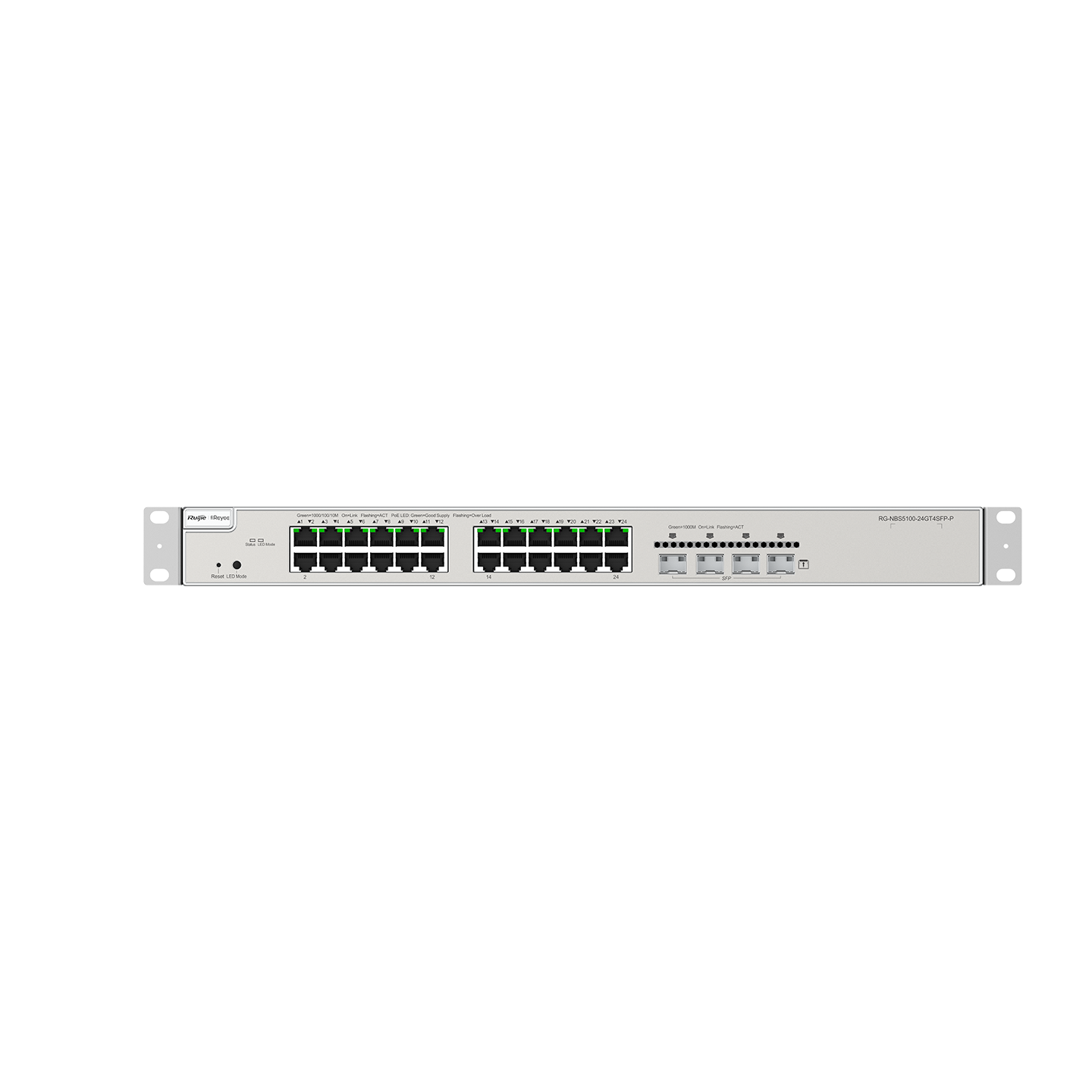 Ruijie Reyee 28-Port Gigabit Layer 3 PoE Switch RG-NBS5100-24GT4SFP-P Ruijie Reyee 28-Port Gigabit Layer 3 PoE Switch RG-NBS5100-24GT4SFP-P