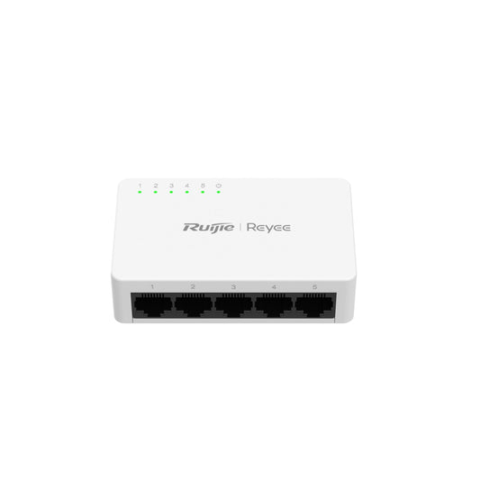 Ruijie 5-Port 10/100/1000 Mbps Unmanaged Non-PoE Switch RG-ES05G-L