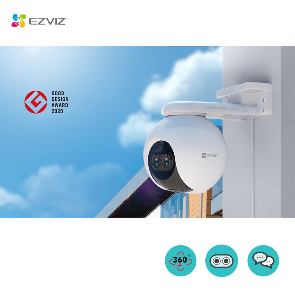 EZVIZ Dual-Lens Pan & Tilt Wi-Fi Camera C8PF EZVIZ Dual-Lens Pan & Tilt Wi-Fi Camera C8PF
