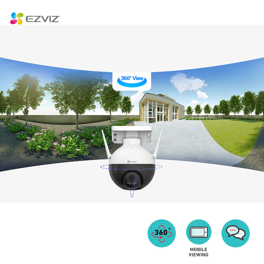 EZVIZ 2K+ Pan & Tilt 4MP Wi-Fi Camera C8W EZVIZ 2K+ Pan & Tilt 4MP Wi-Fi Camera C8W