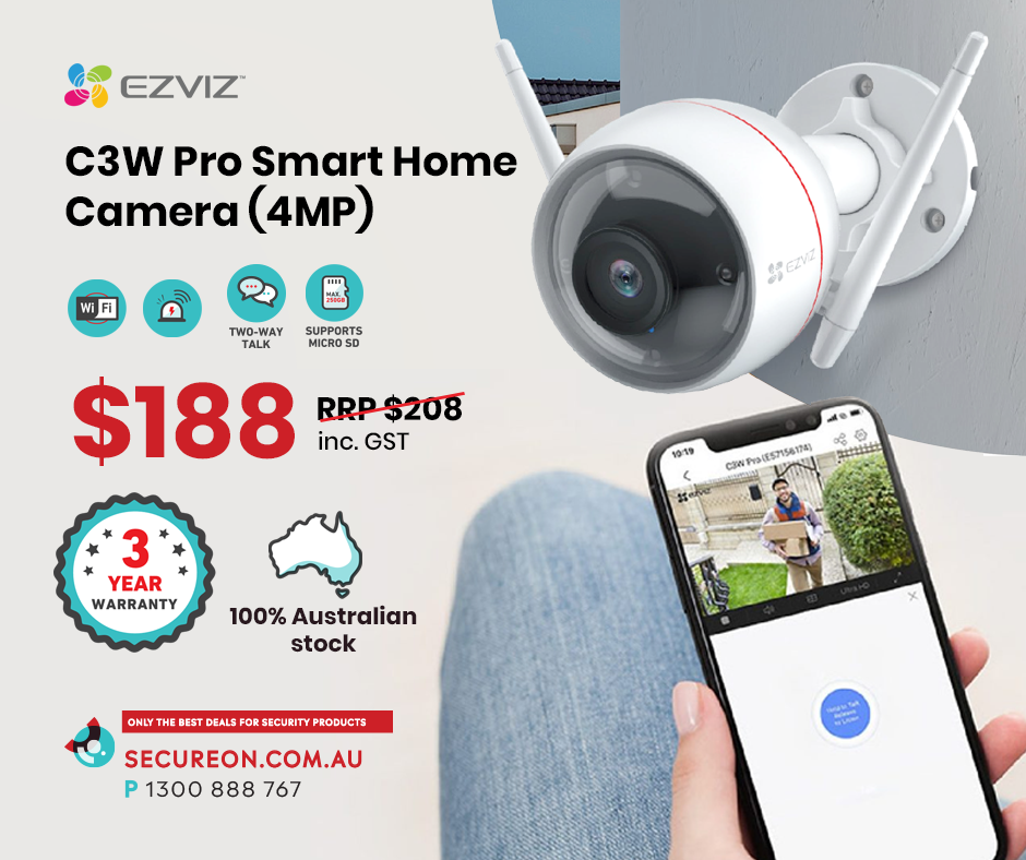 EZVIZ Pro 4MP Smart Home Bullet Camera C3W EZVIZ Pro 4MP Smart Home Bullet Camera C3W