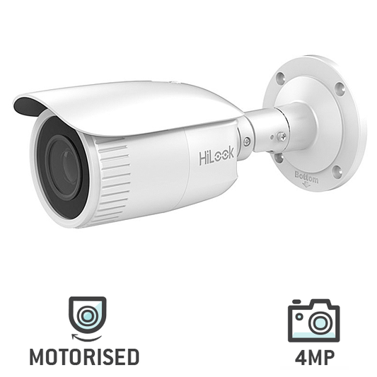 HiLook 4MP Motorised Lens Network IR Bullet Camera IPC-B640H-Z