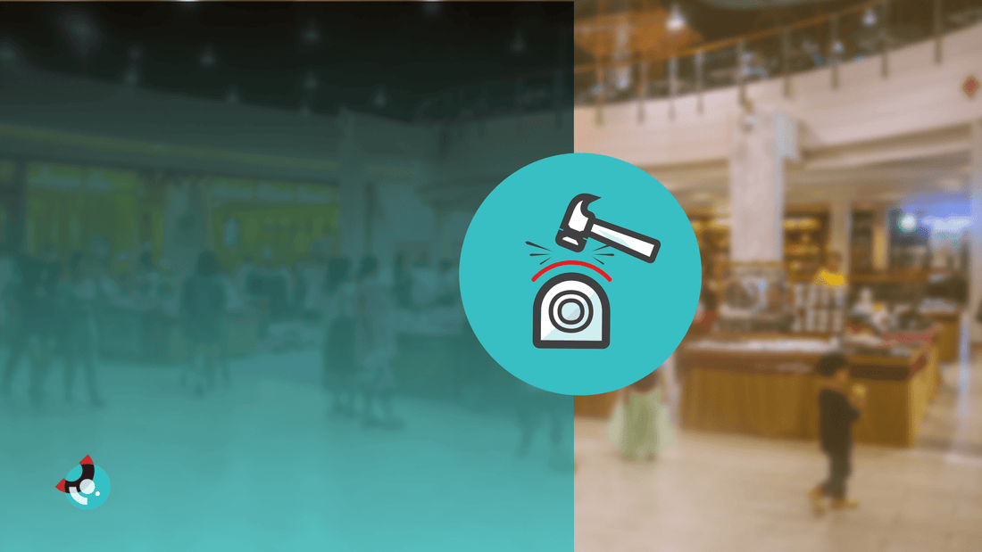 What is IK Ratings? Weatherproof icon on an Australian busy mall background