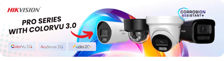 Hikvision ColorVu 3.0 Pro Series Cameras - Secure On Australia