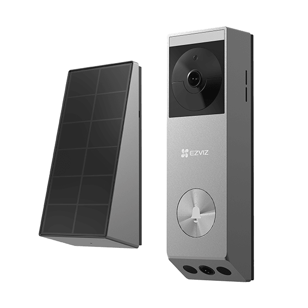 EZVIZ Wi-Fi Battery Dual Lens Video Doorbell with Solar Panel CS-EP3X Pro