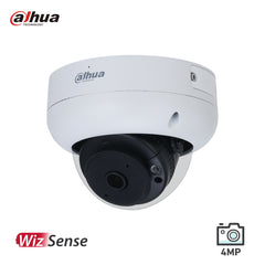 Dahua 4MP Wide Angle Fixed Dome WizSense Network Camera DH-IPC-HDBW3466R-AS-P