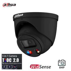 Dahua 8MP Smart Dual Illumination Active Deterrence Fixed-focal Eyeball TiOC 2.0 WizSense Network Camera DH-IPC-HDW3849H-AS-PV-ANZ