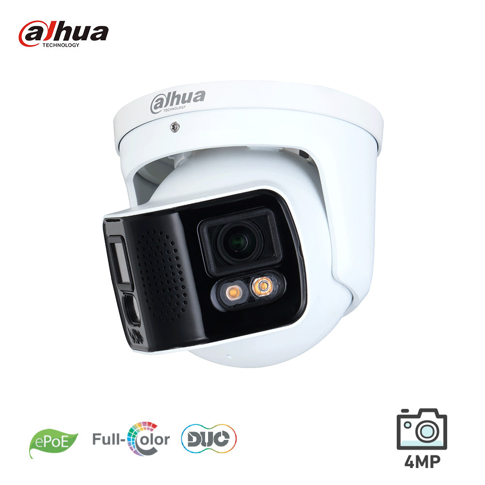 Dahua DH-IPC-PDW5849-A180-E2-ASTE 4MP x 2 Full-Colour DUO Cube Dual-Lens WizMind Network Camera