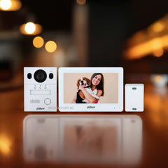 Dahua 2-Wire Hybrid Intercom Kit - VTO2003F, VTH5123H, VTNC1003C, Surface Mount - DHI-KTX01(S)-S2