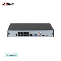 Dahua DHI-NVR4108HS-8P-AI/ANZ 8 Channels Compact 1U 8PoE 1HDD WizSense Network Video Recorder