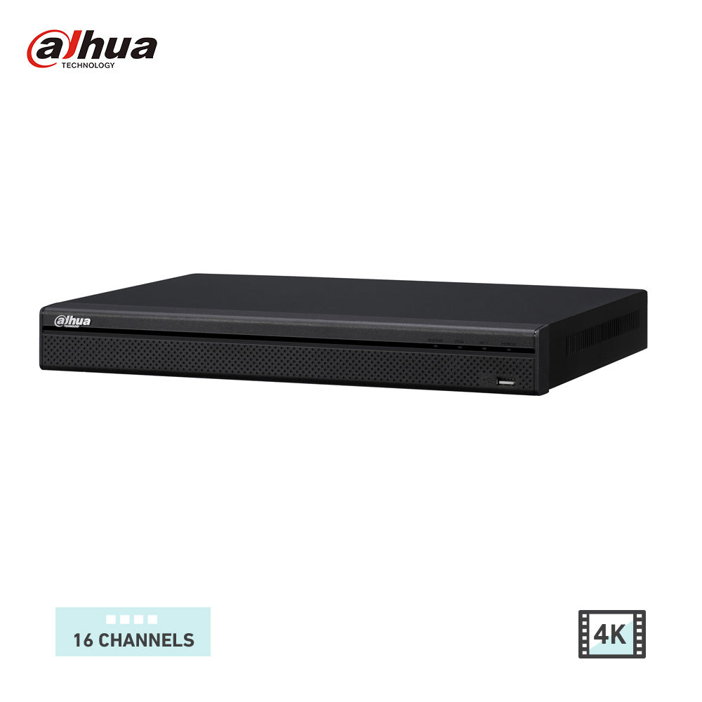 Dahua DHI-NVR4216-16P-4KS2/L 16 Channel 1U 16PoE 4K H265 Lite Network Video Recorder