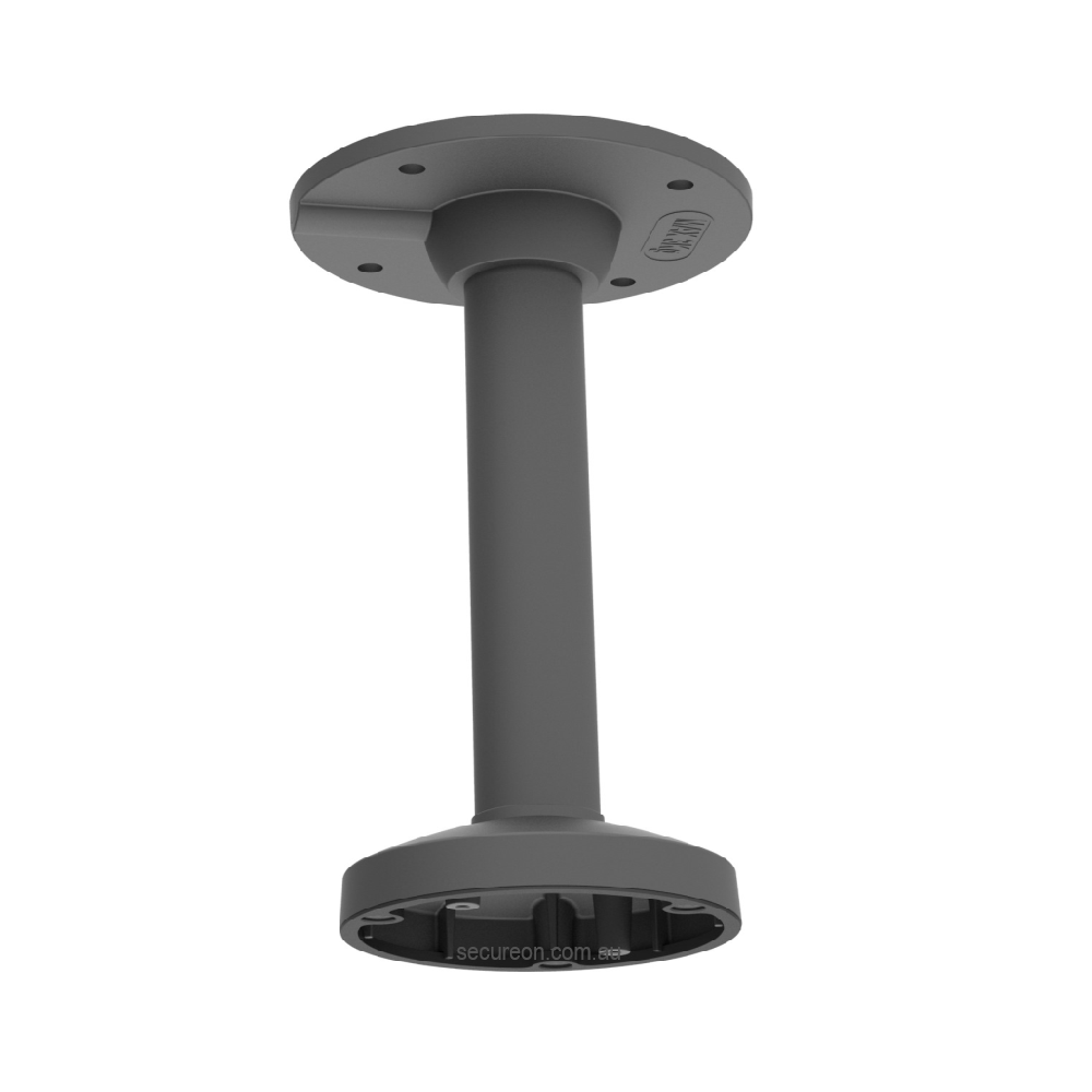Hikvision Turret Camera Wall Mount Bracket - Black, Weather Resistant - DS-1271ZJ-120-BLK