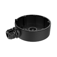 Hikvision Dome Camera Wall Mount Bracket - Black Junction Box, Cable Management - DS-1280ZJ-DM18-BLK