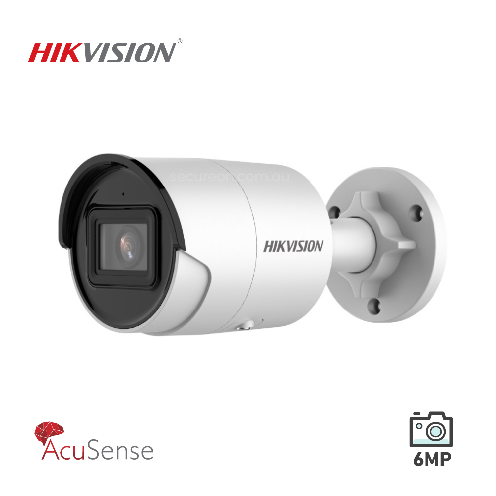 Hikvision 6MP AcuSense Outdoor Mini Bullet Camera DS-2CD2066G2-I