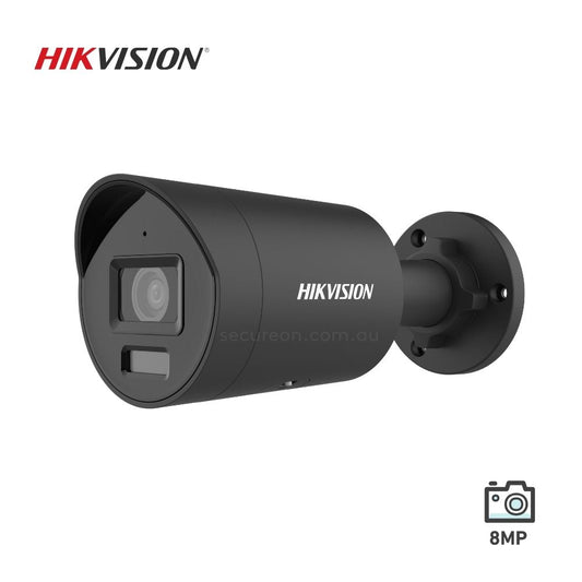Hikvision 8MP G2H Mini Bullet Camera 2.8mm DS-2CD2086G2H-IU-BLK Black