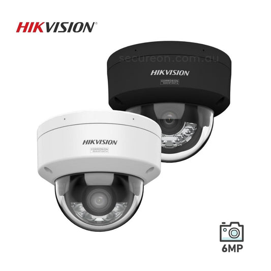 Hikvision 6MP ColorVu 3.0 Mini Dome Camera 2.8mm White DS-2CD2167G3-LIS2UY