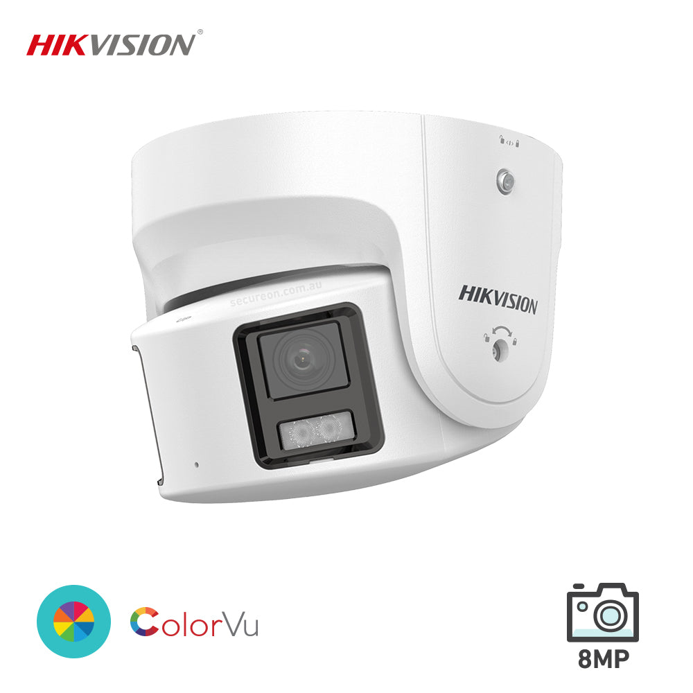 Hikvision DS-2CD2387G2P-LSU/SL Dual ColorVu 8MP Panoramic Fixed Turret Network Camera