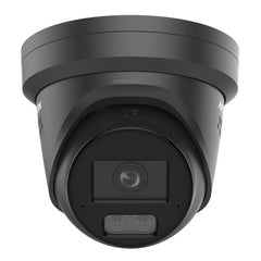 Hikvision 8MP ColorVu 3.0 Smart Hybrid Light Turret Camera Strobe Audio 4mm Black - DS-2CD2387G3-LIS2UY/SRB-BLK