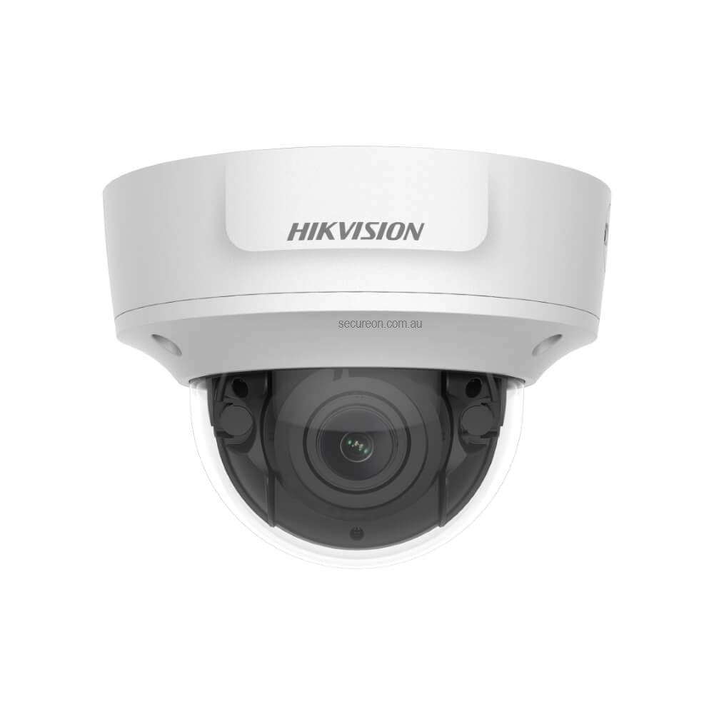 Hikvision DS-2CD2766G2T-IZS-BNC AcuSense 6MP dome camera, vari 2.8-12mm, IR 40m, BNC output, 3yr
