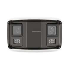 Hikvision 8MP ColorVu Panoramic Bullet Camera - 4mm Lens, 180° Dual Lens View, Live Guard Strobe & Siren - DS-2CD2T87G2P-LSU-SL-4MM