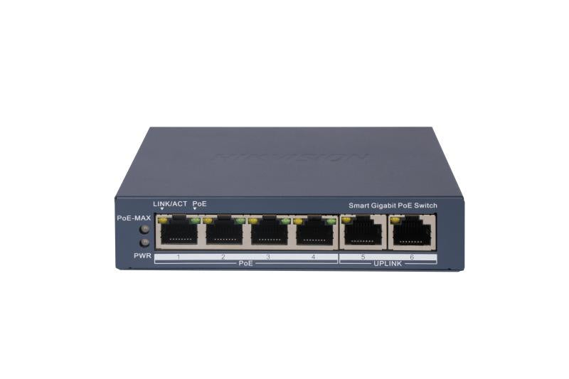 Hikvision 4 Port Gigabit Smart POE Switch DS-3E1506P-EI