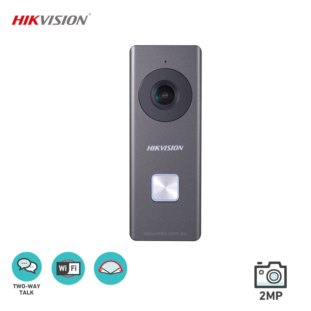 Hikvision DS-KB6403-WIP 12VDC Wide Angle Camera Wi-Fi Video Doorbell