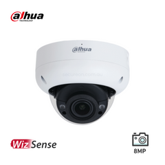 Dahua 8MP IR Vari-focal Dome WizSense Network Camera DH-IPC-HDBW3866RP-ZAS-AUS