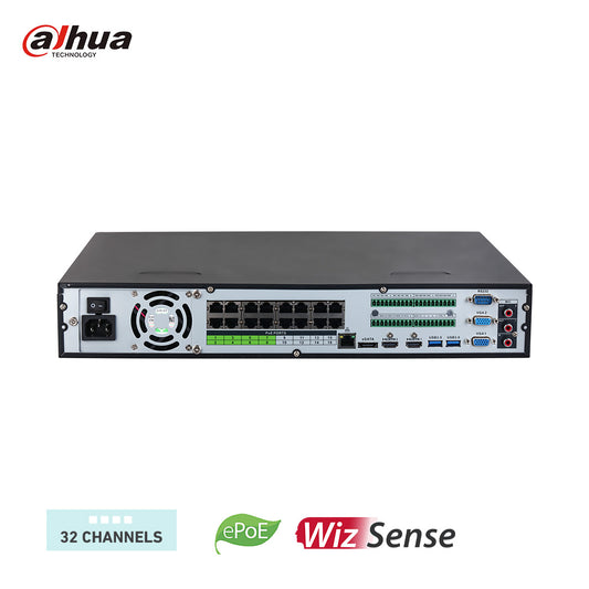 Dahua DHI-NVR5432-16P-AI/ANZ 32 CH Wizsense ePOE AI NVR