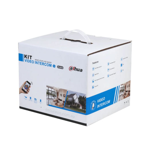 Dahua 2-Wire Hybrid Intercom Kit - VTO2003F, VTH5123H, VTNC1003C, Surface Mount - DHI-KTX01(S)-S2
