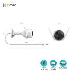 EZVIZ Dual-Lens AI Wi-Fi Camera 2K+ C3X