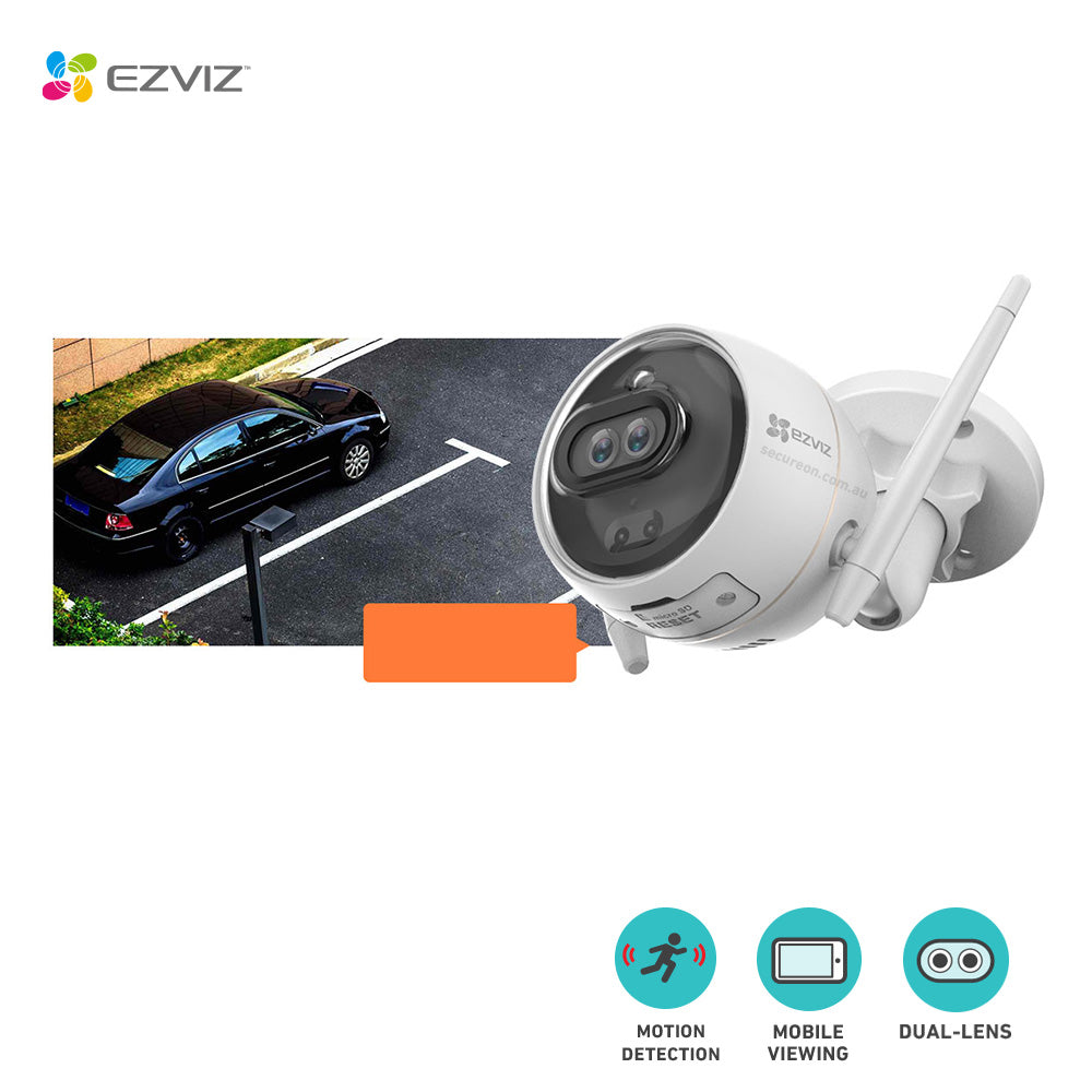 EZVIZ C3X 2K+ Dual-Lens AI Wi-Fi Camera