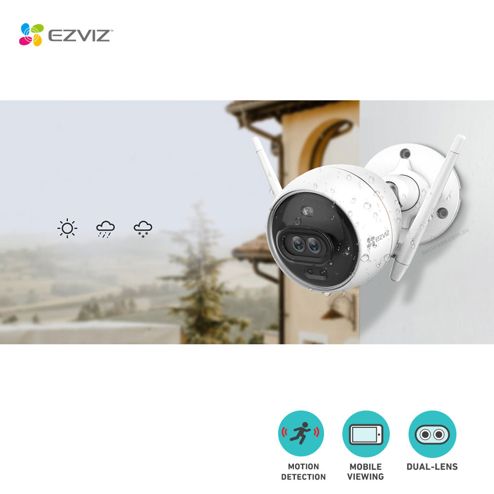 EZVIZ Dual-Lens AI Wi-Fi Camera 2K+ C3X