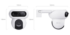 EZVIZ Dual 2K+ Dual-Lens Pan & Tilt Wi-Fi Camera H90