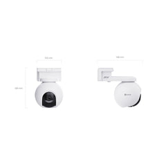 EZVIZ HB8 Pro Battery-Powered Pan & Tilt Wi-Fi Camera Kit With 5W Solar Panel
